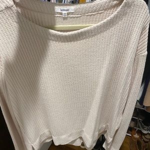 Splendid waffle long sleeve